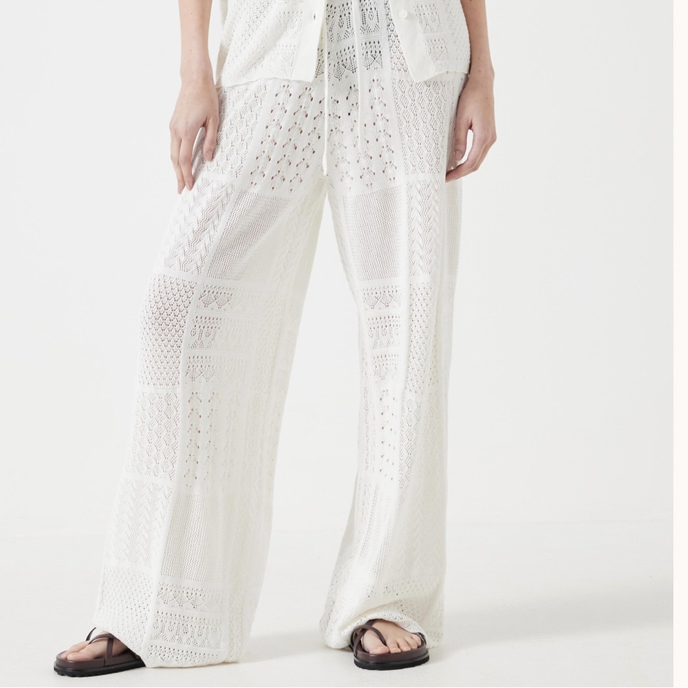 HUSH UK - Crochet Knitted Trouser, M/L